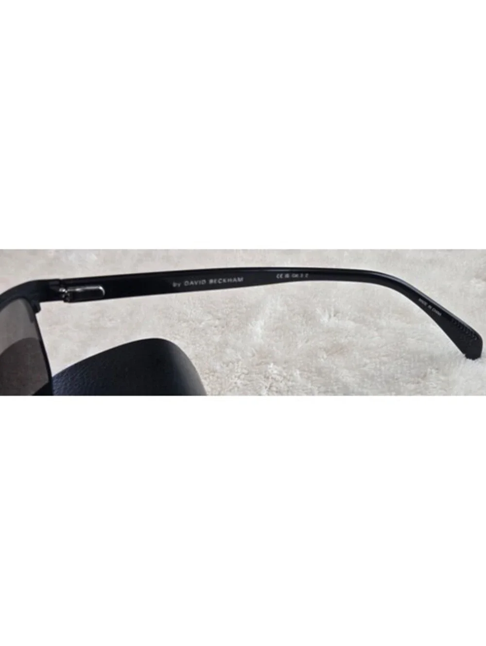 NEW DAVID BECKHAM DB1131S 124M9 POLARIZED Sunglasses, Mat Black/Gray, 59-18-14
